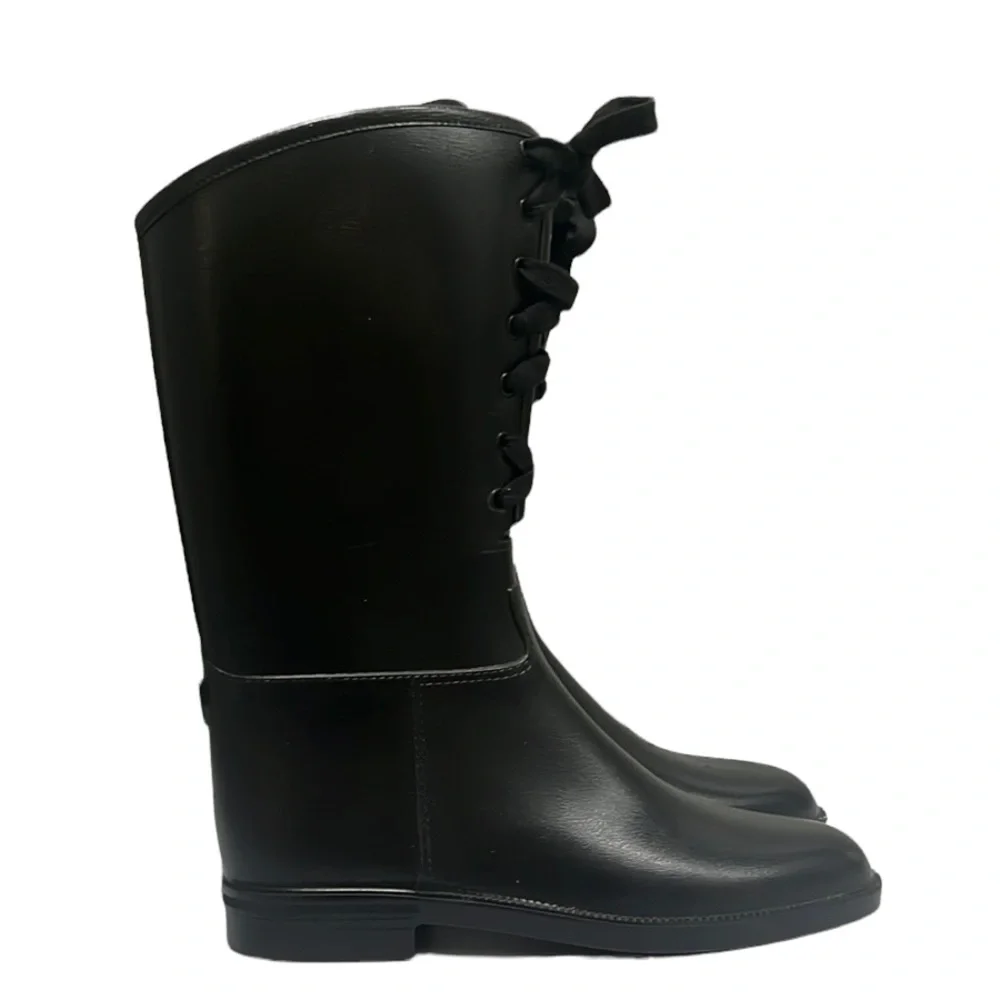 Naot Black Sporty Dafna Rain Boots Size 8